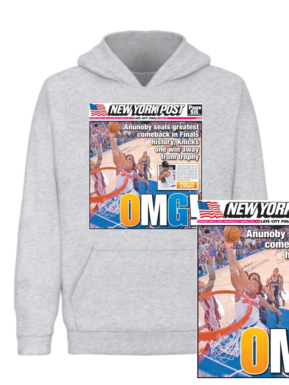 Knicks NY Post cover